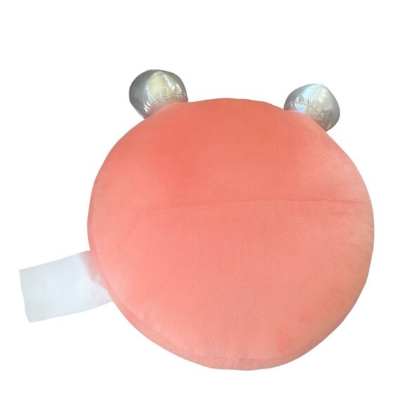 Clock Decorative Pillow 12" X 12" Alarm Clock Plush Stuffed Toy NEW NWT Pink - Picture 2 of 10